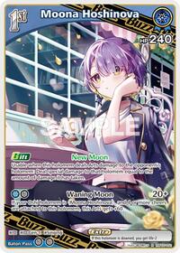 Moona Hoshinova R waifu card — hololive OFFICIAL CARD GAME