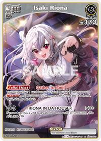 Isaki Riona RR waifu card — hololive OFFICIAL CARD GAME