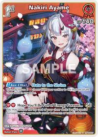Nakiri Ayame S waifu card — hololive OFFICIAL CARD GAME