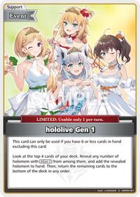 hololive Gen 1 S waifu card — hololive OFFICIAL CARD GAME