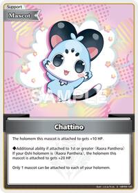 Chattino S waifu card — hololive OFFICIAL CARD GAME