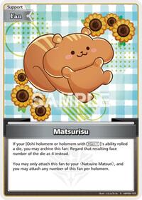 Matsurisu S waifu card — hololive OFFICIAL CARD GAME