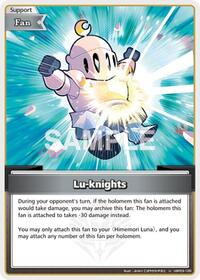 Lu-knights U waifu card — hololive OFFICIAL CARD GAME