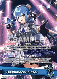Hoshimachi Suisei OSR waifu card — hololive OFFICIAL CARD GAME