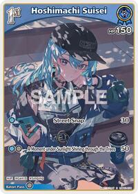 Hoshimachi Suisei S waifu card — hololive OFFICIAL CARD GAME