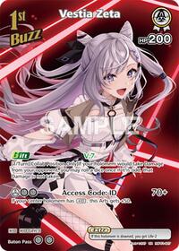 Vestia Zeta UltraRare waifu card — hololive OFFICIAL CARD GAME