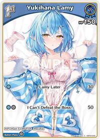 Yukihana Lamy C waifu card — hololive OFFICIAL CARD GAME