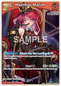 Houshou Marine R waifu card — hololive OFFICIAL CARD GAME