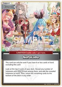 NePoLaBo S waifu card — hololive OFFICIAL CARD GAME