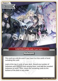 Advent S waifu card — hololive OFFICIAL CARD GAME