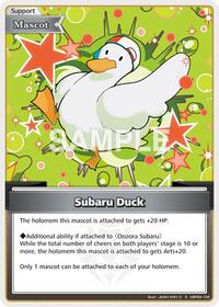 Subaru Duck S waifu card — hololive OFFICIAL CARD GAME