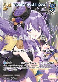 Moona Hoshinova SuperRare waifu card — hololive OFFICIAL CARD GAME