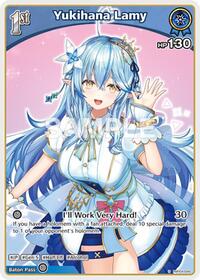 Yukihana Lamy U waifu card — hololive OFFICIAL CARD GAME