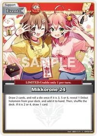 Mikkorone 24 U waifu card — hololive OFFICIAL CARD GAME