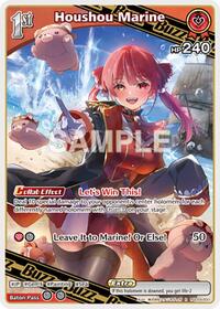 Houshou Marine R waifu card — hololive OFFICIAL CARD GAME