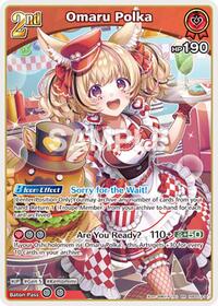 Omaru Polka RR waifu card — hololive OFFICIAL CARD GAME