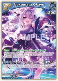 Nekomata Okayu RR waifu card — hololive OFFICIAL CARD GAME