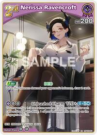 Nerissa Ravencroft RR waifu card — hololive OFFICIAL CARD GAME