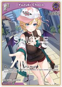 Yuzuki Choco S waifu card — hololive OFFICIAL CARD GAME