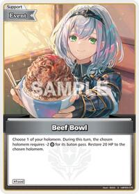 Beef Bowl S waifu card — hololive OFFICIAL CARD GAME