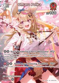 Omaru Polka SuperRare waifu card — hololive OFFICIAL CARD GAME