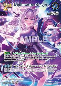 Nekomata Okayu SuperRare waifu card — hololive OFFICIAL CARD GAME