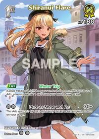 Shiranui Flare SuperRare waifu card — hololive OFFICIAL CARD GAME
