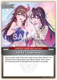SorAZ Celebration U waifu card — hololive OFFICIAL CARD GAME
