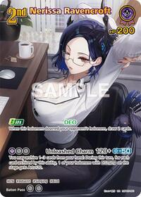 Nerissa Ravencroft UltraRare waifu card — hololive OFFICIAL CARD GAME