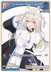 Fuwawa Abyssgard C waifu card — hololive OFFICIAL CARD GAME