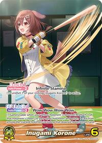 Inugami Korone OUR waifu card — hololive OFFICIAL CARD GAME