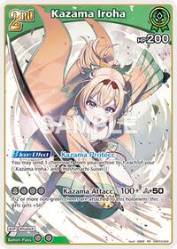 Kazama Iroha RR waifu card — hololive OFFICIAL CARD GAME