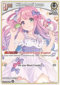 Himemori Luna S waifu card — hololive OFFICIAL CARD GAME