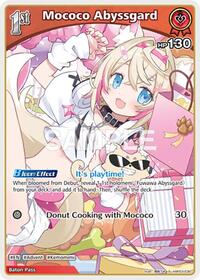 Mococo Abyssgard S waifu card — hololive OFFICIAL CARD GAME