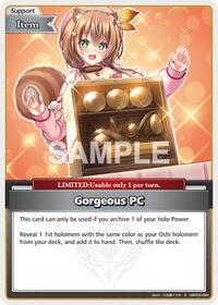 Gorgeous PC S waifu card — hololive OFFICIAL CARD GAME