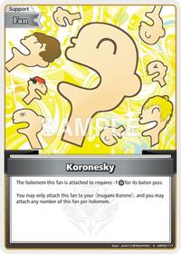 Koronesky S waifu card — hololive OFFICIAL CARD GAME