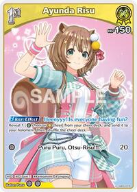 Ayunda Risu U waifu card — hololive OFFICIAL CARD GAME