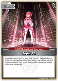 Super PC U waifu card — hololive OFFICIAL CARD GAME
