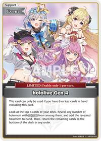 hololive Gen 4 U waifu card — hololive OFFICIAL CARD GAME