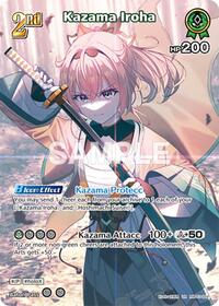 Kazama Iroha UltraRare waifu card — hololive OFFICIAL CARD GAME