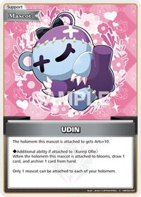 UDIN C waifu card — hololive OFFICIAL CARD GAME
