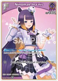 Ninomae Ina'nis S waifu card — hololive OFFICIAL CARD GAME
