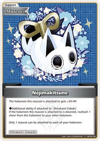 Nejimakitsune S waifu card — hololive OFFICIAL CARD GAME