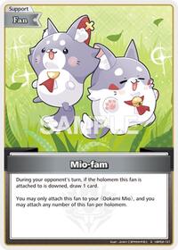 Mio-fam S waifu card — hololive OFFICIAL CARD GAME