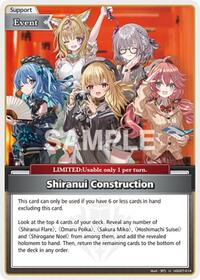 Shiranui Construction U waifu card — hololive OFFICIAL CARD GAME