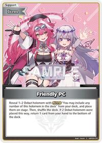 Friendly PC C waifu card — hololive OFFICIAL CARD GAME