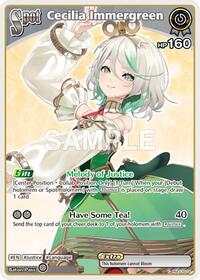 Cecilia Immergreen C waifu card — hololive OFFICIAL CARD GAME