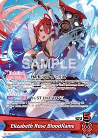 Elizabeth Rose Bloodflame OSR waifu card — hololive OFFICIAL CARD GAME