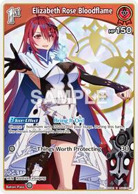 Elizabeth Rose Bloodflame U waifu card — hololive OFFICIAL CARD GAME