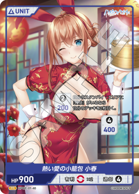 Card 040 PR waifu card — HPWE-01